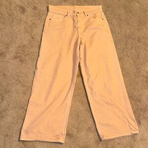 Old Navy Light Peach Wide-Leg Pants